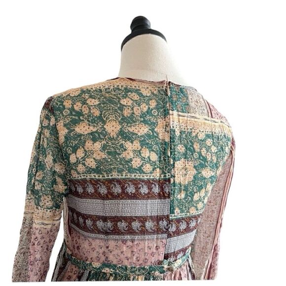 Anthropologie MARIAGRAZIA PANIZZI Cavina Maxi Dress Size 42 - Picture 11 of 13